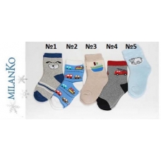 Детские носки с махрой MilanKo артикул IN-086-м