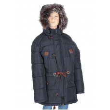 Куртка аляска зимняя подростковая для мальчика (холлофайбер) артикул G-17(1250)