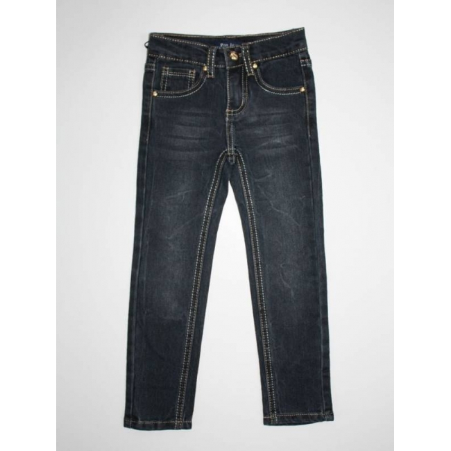 Узкие джинсы для девочек артикул 46-261