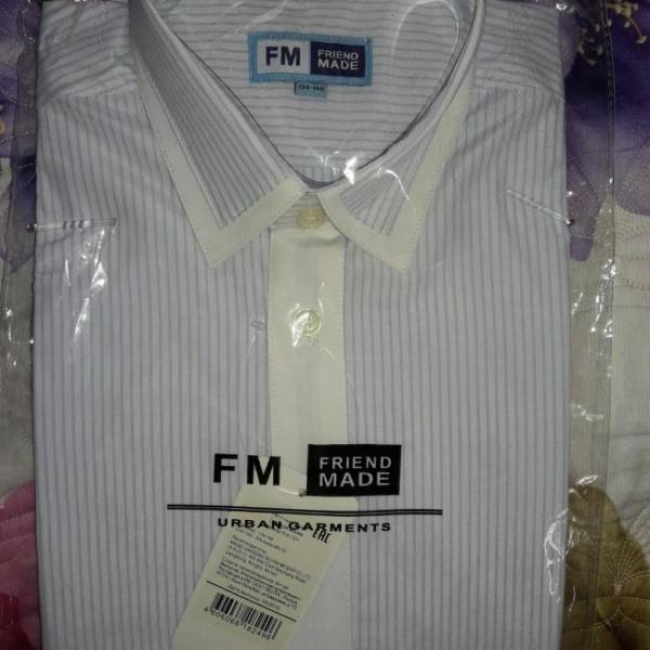 Сорочка с длинным рукавом для мальчика (fm friend made) артикул fs-b-1 sch