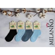 Детские летние хлопковые носки в сетку MilanKo артикул 162